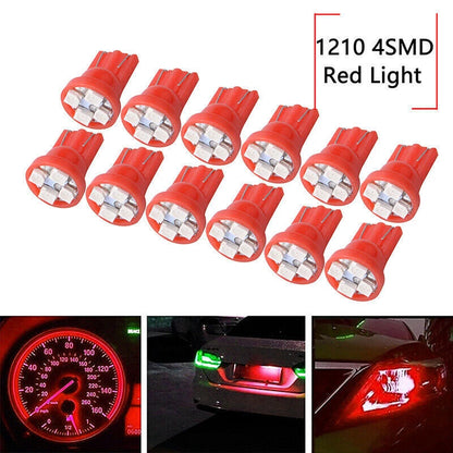 T10 Wedge 4 SMD LED Brake Light Bulbs for Various Makes & Models