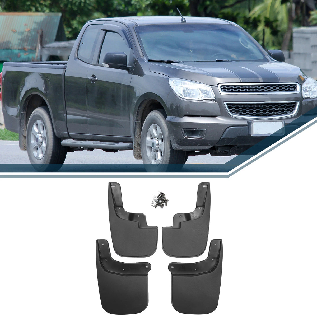 Mud Flap Splash Guard for Chevrolet Colorado / GMC Canyon (2015-2022)
