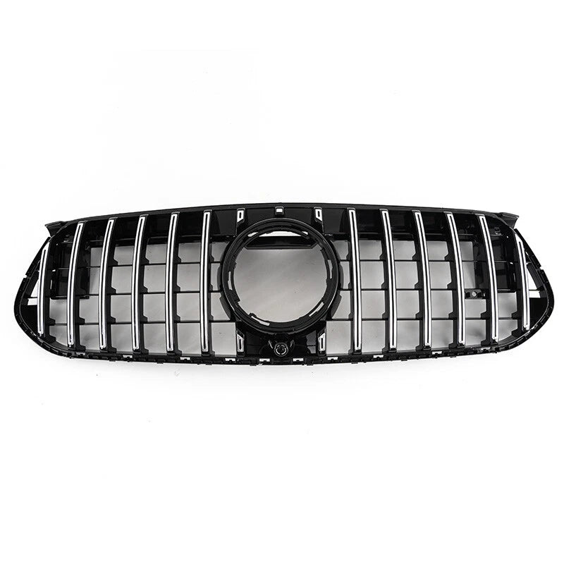 GTR Front Grille for 2024 Benz W167 GLE350 GLE450 GLE580 GLE53 Chrome