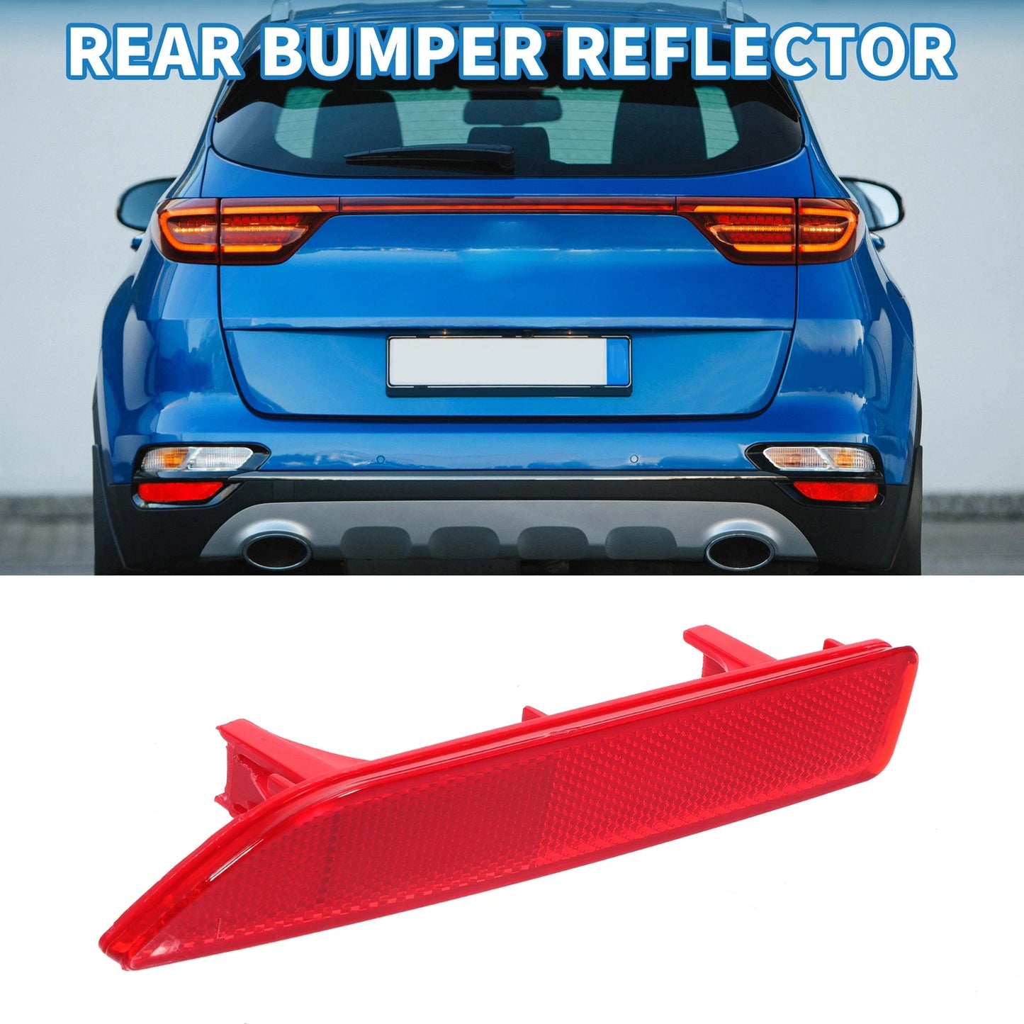 Rear Left Bumper Reflector for Honda Crosstour (2013-2015)