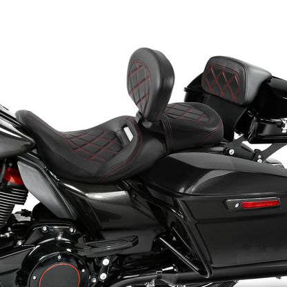 Driver & Passenger Seats Backrest for Harley Street Glide (2014-2023)