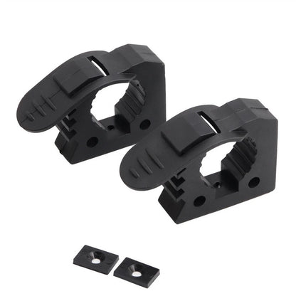 Rubber Quick Fastener Mounting Clamp for Car ATV RV 1.18"-1.42" Diameter