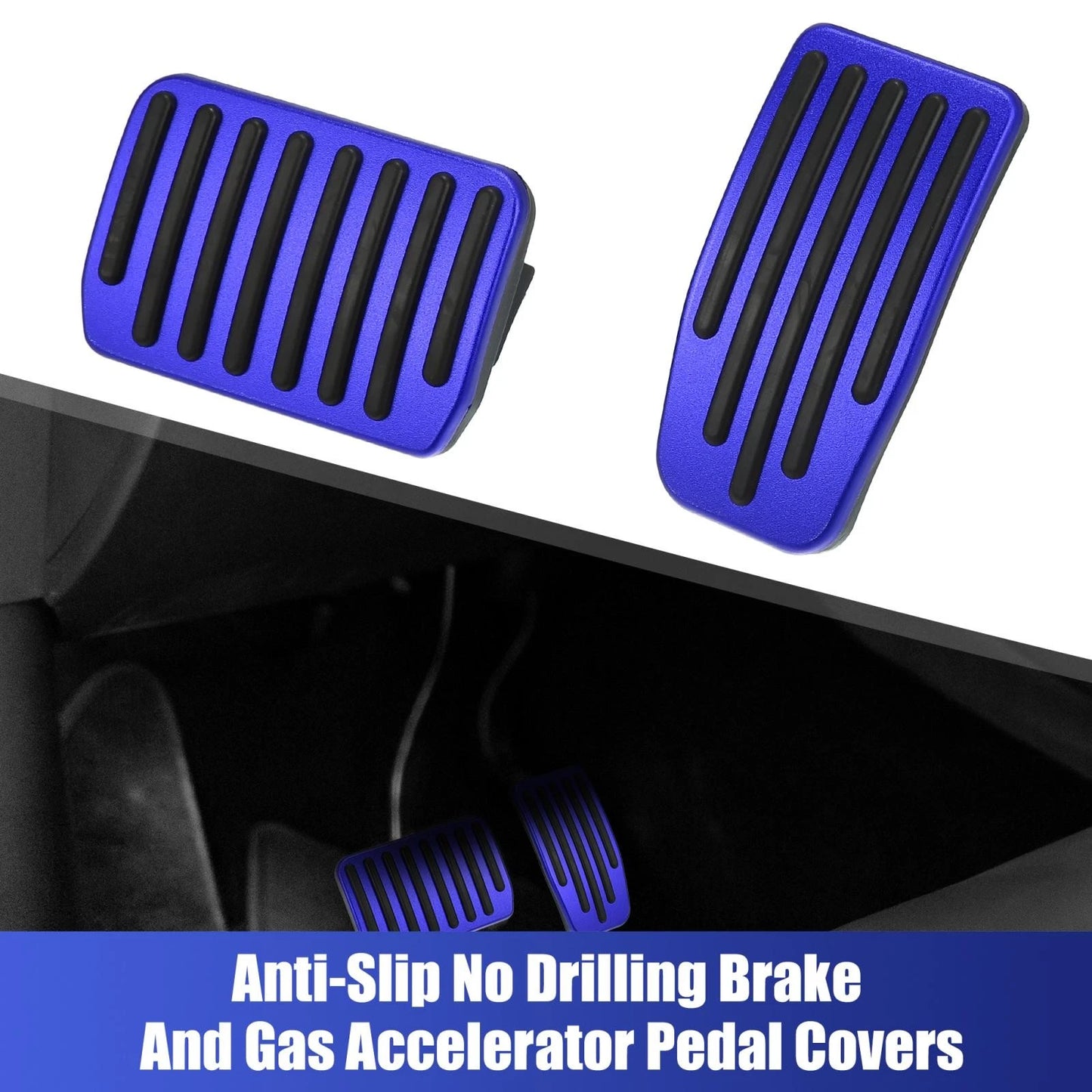 Brake & Gas Pedal Covers  for Tesla Model 3 Model Y (2017-2021) Blue