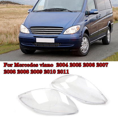 2 x Headlight Lens Covers for Mercedes-Benz W639 (2004-2010)