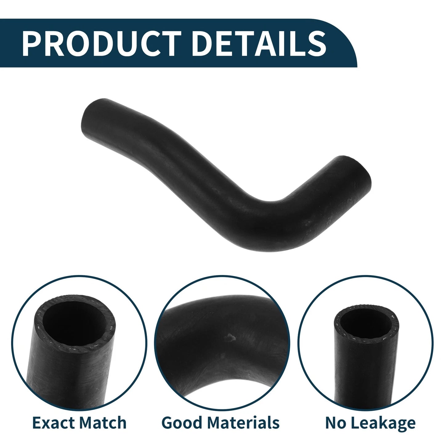 Radiator Hose for BMW 525i 2.5L Rubber Water Pipe (1991-1995)