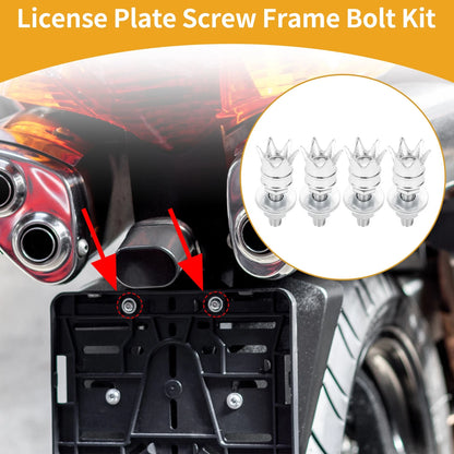 License Plate Screws Cover 40mm M6 for Universal Motorcycle