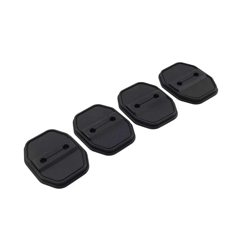 BLK Door Lock Protective Covers for BMW F40 F45 G20, Benz C Class, Maserati