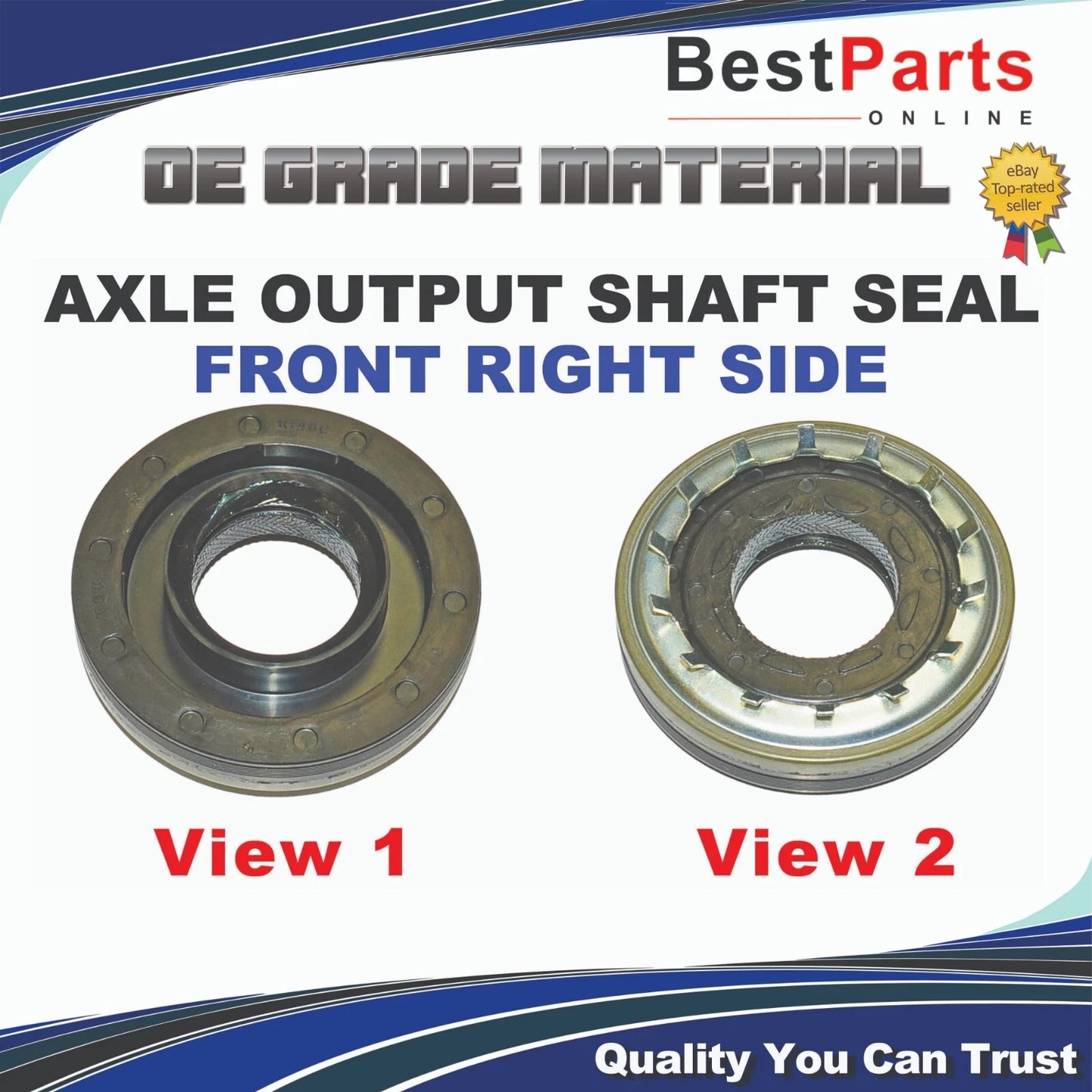 Axle Output Shaft Seal Front Right