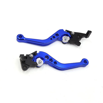 2 x Pair Blue Motorcycle Brake Clutch Levers Handlebars for Yamaha