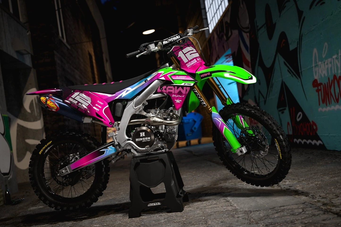 Custom Sticker Kit for Kawasaki KLX 140 (2008-2018) Dreams Decals