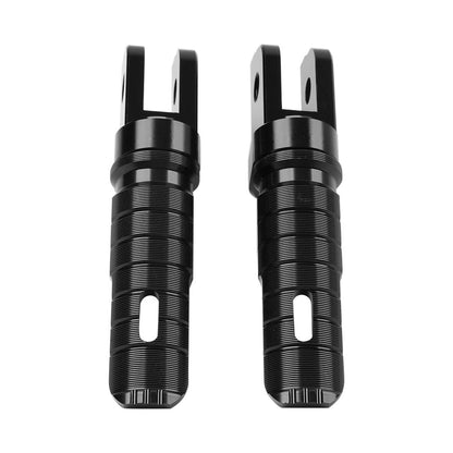 Black Front Footrest Pegs for BMW R Nine T Scrambler/Pure, F900R, F900XR (20-23)