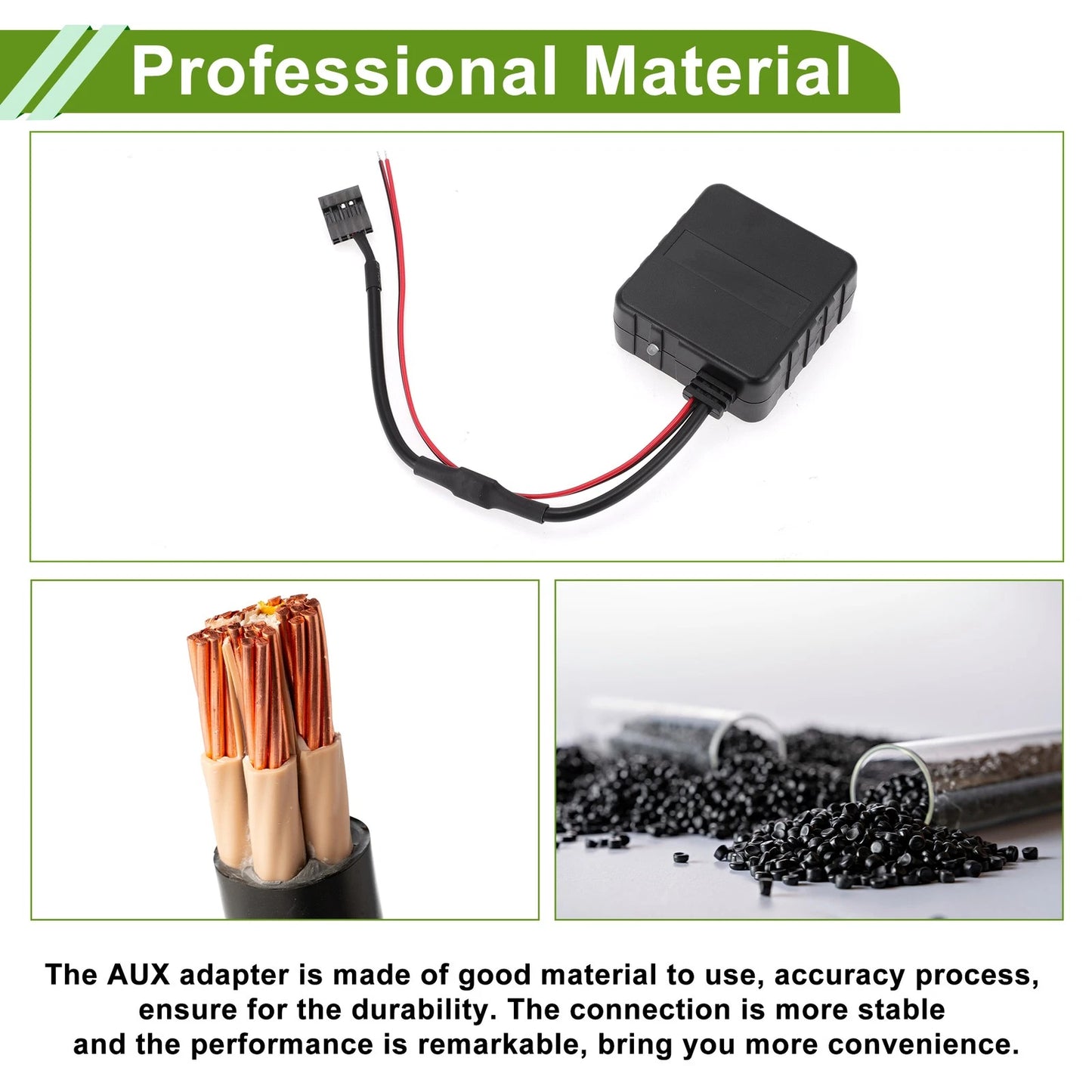 Bluetooth AUX Adapter Music Cable for BMW Stereo Radio Harness