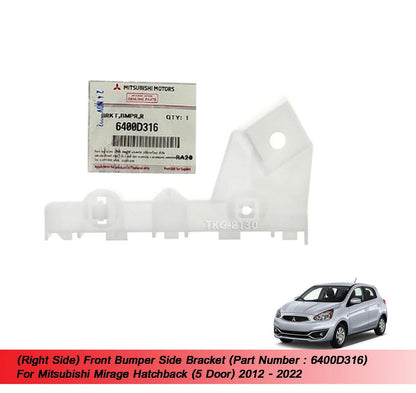 RH Front Bumper Side Bracket for Mitsubishi Mirage Hatchback (2012-2022)
