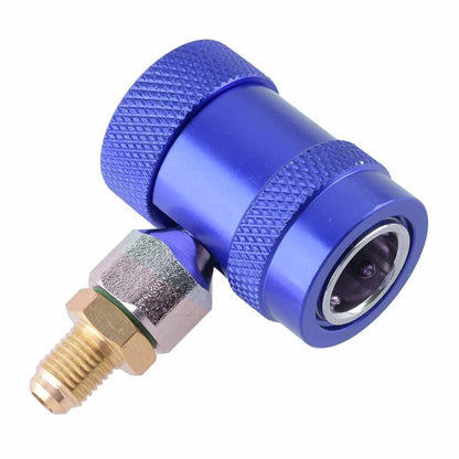 A/C R134A Quick Coupler Adapter 1/4" SAE Low Side for HVAC