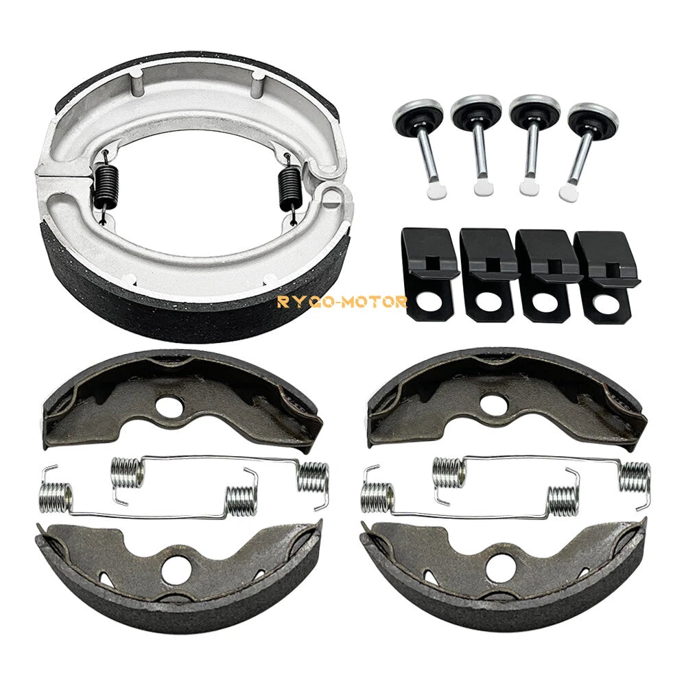 2x4 Front & Rear Brake Shoes Pins for Honda Fourtrax 300 (1988–2000)