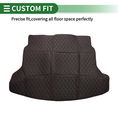 3D Diamond Pattern Black Cargo Liner Rear Trunk Mat for Honda CR-V (2012-2016)