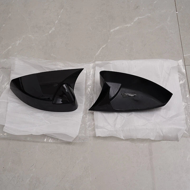 Gloss Black Side Rearview Mirror Cover Caps for Audi A3 (2014-2020)