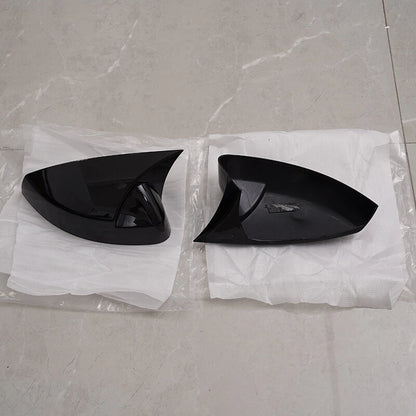 Gloss Black Side Rearview Mirror Cover Caps for Audi A3 (2014-2020)