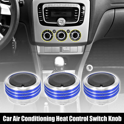3 x Car Air Conditioning Heat Control Switch Knobs for Ford Focus (2005-2013)