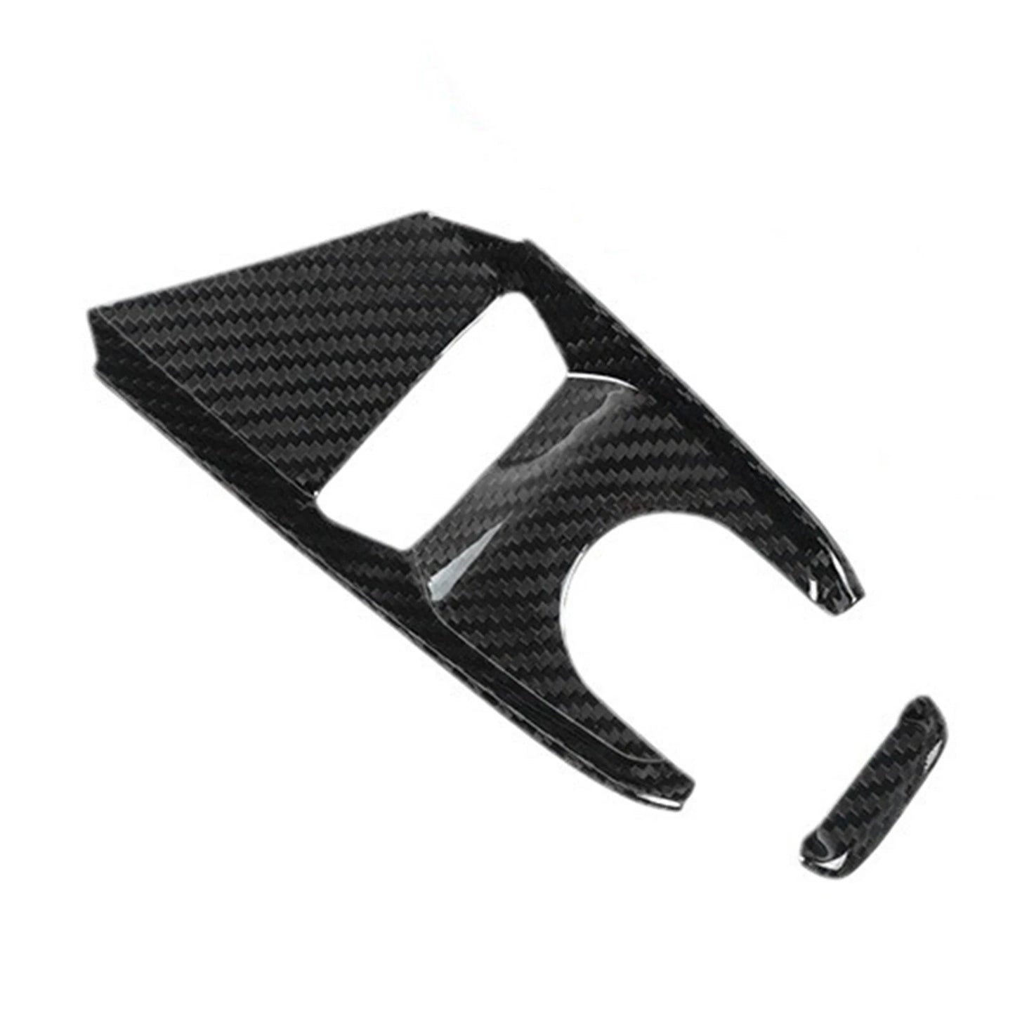 Multimedia Button Panel Cover for Corvette C8 (2020-2024) Black Carbon Fiber
