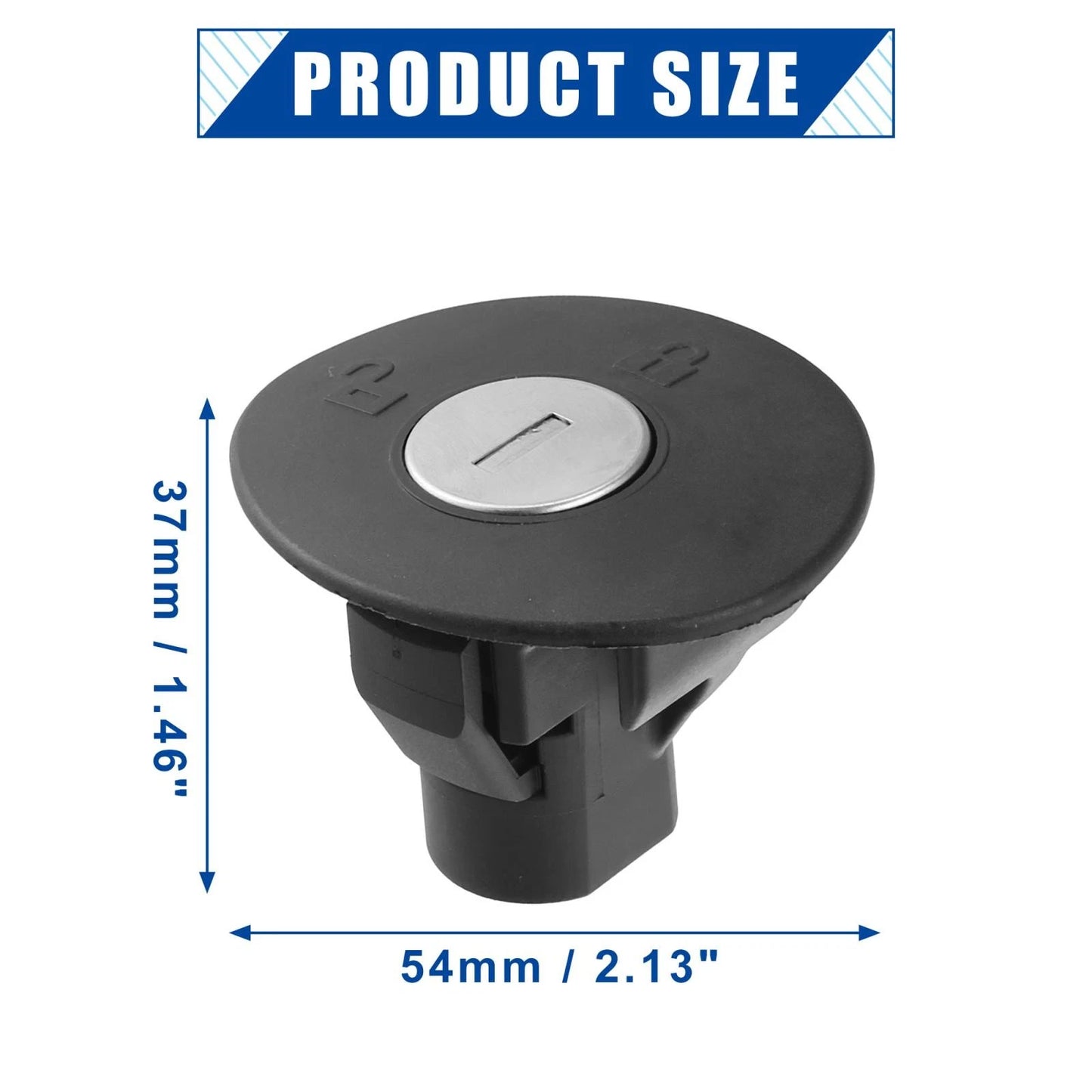 Car Locking Fuel Plug Gas Cap with Key for Ford (2005-2008)