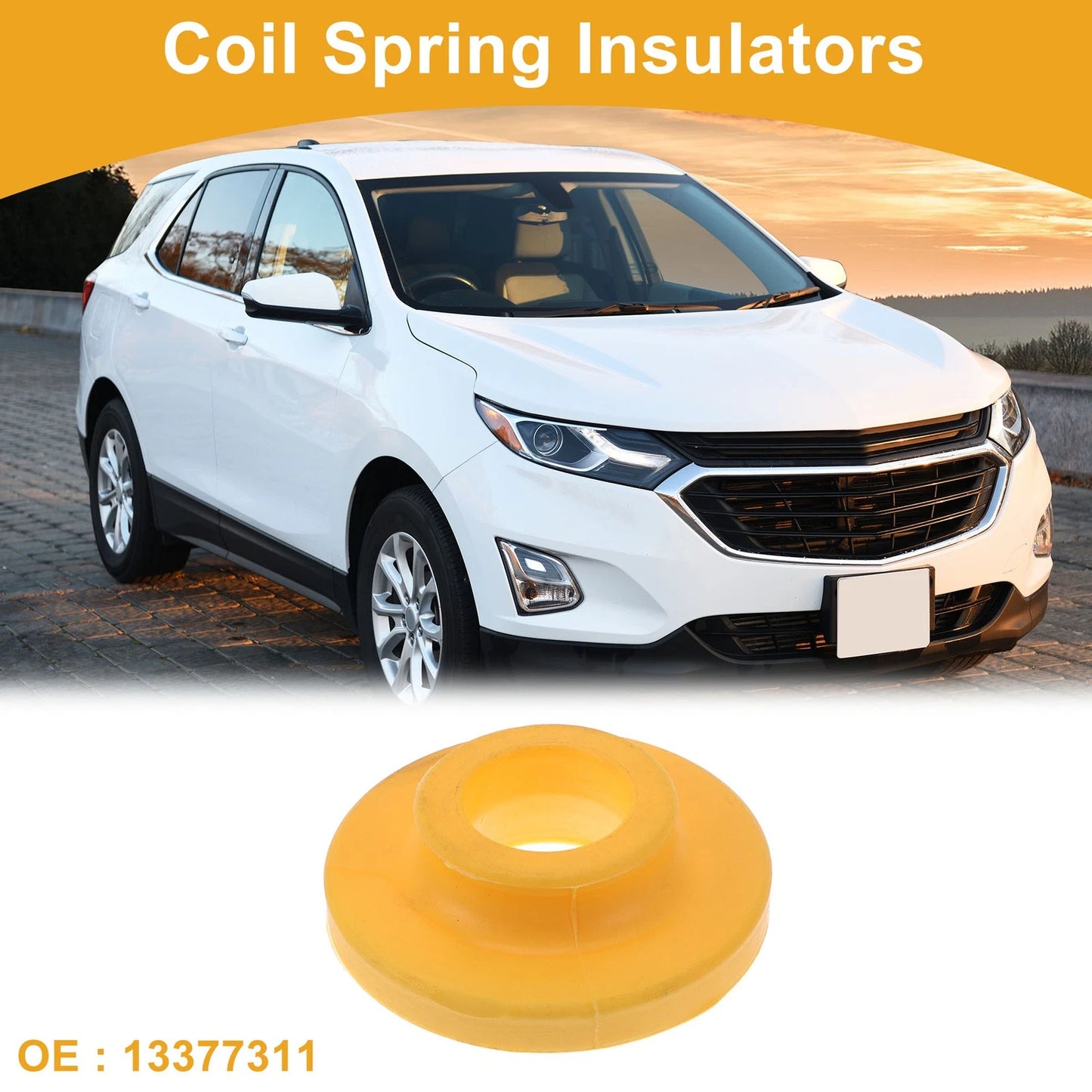 Front Upper Coil Spring Insulators for Chevrolet Equinox (2018 - 2025)