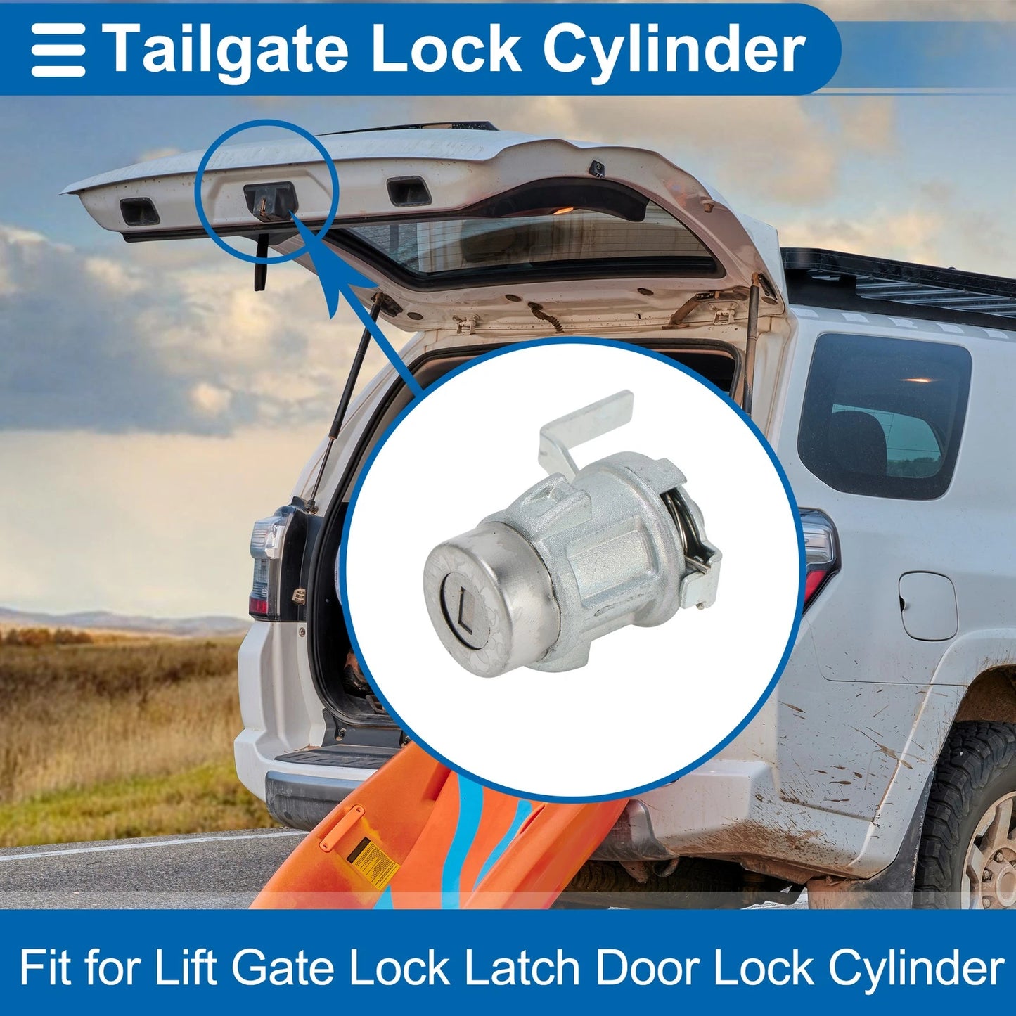 1 x Set Trunk Lock Cylinder for Chevy Colorado (2016 - 2022)