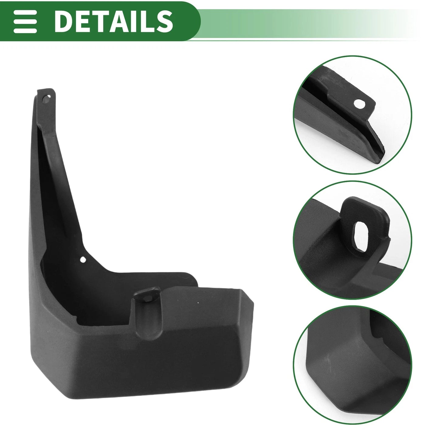 Mud Flaps Splash Guards for Ford Focus ST Saloon 2018-2022 with Mounts