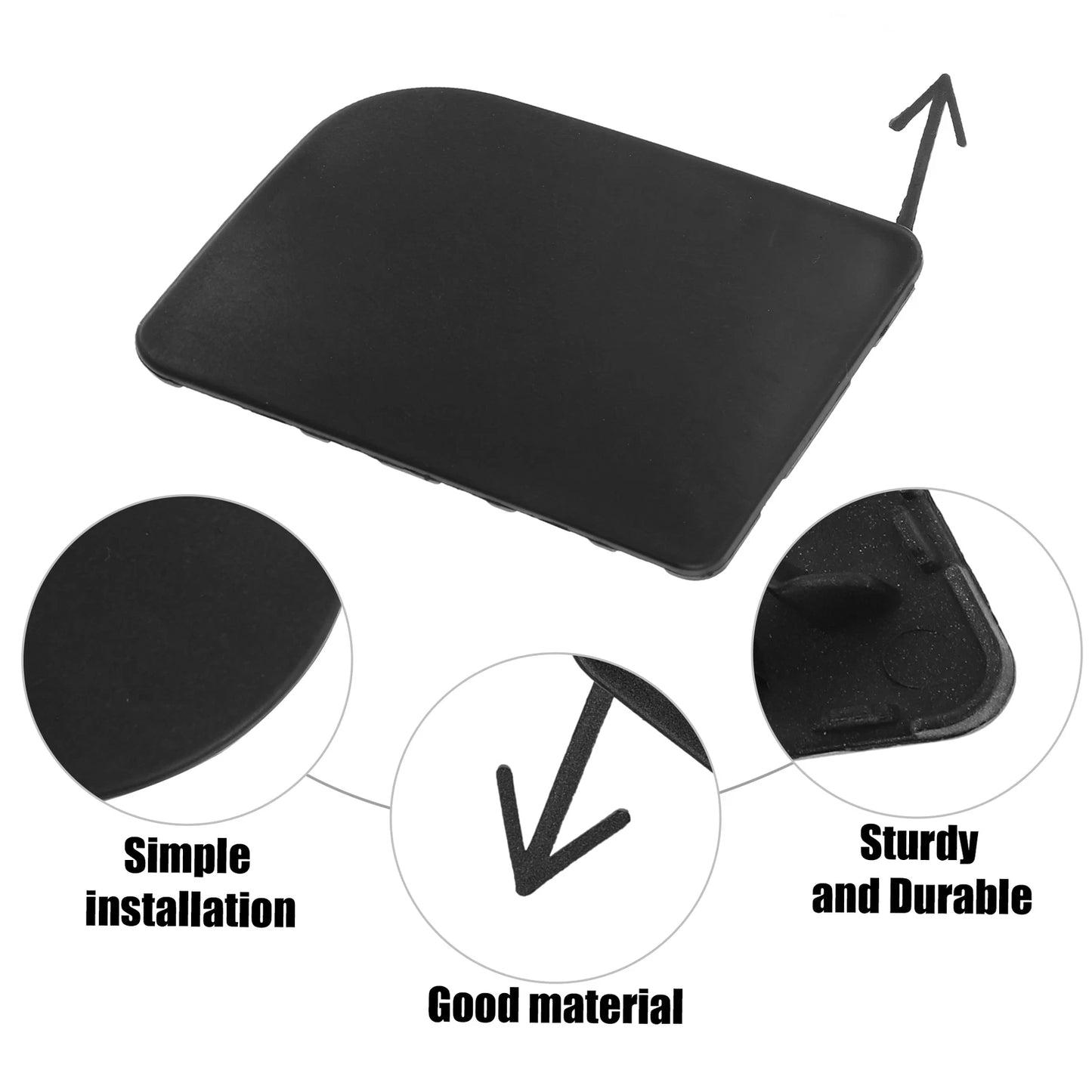 Front Left Tow Hook Cover for Nissan Sentra (2016-2019)