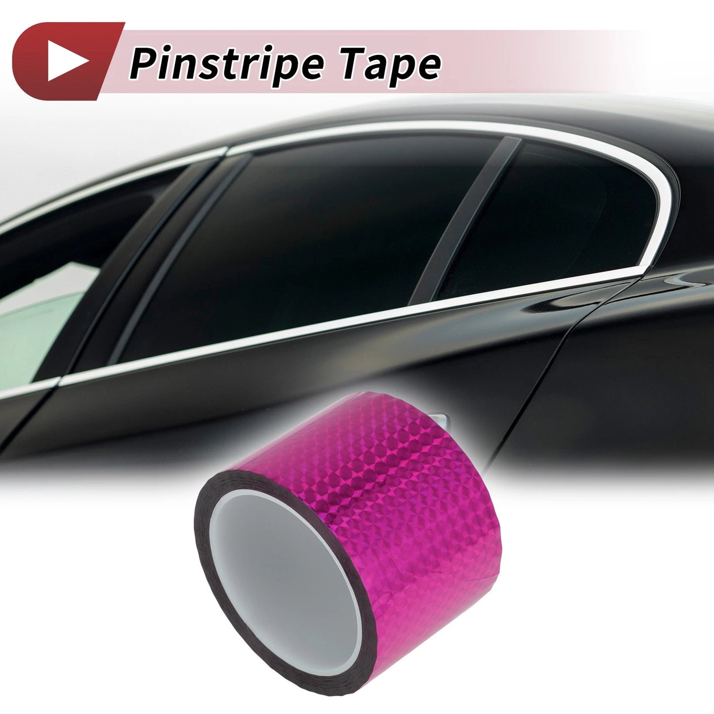 Pinstripe Tape / 70mmx50m / Pinstripe Tape for Car Motorcycle Boat Laser Purple