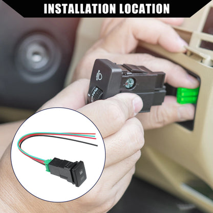 Garage Opener Push Button Switch Set for Toyota Land Cruiser 4Runner (2003-2023)