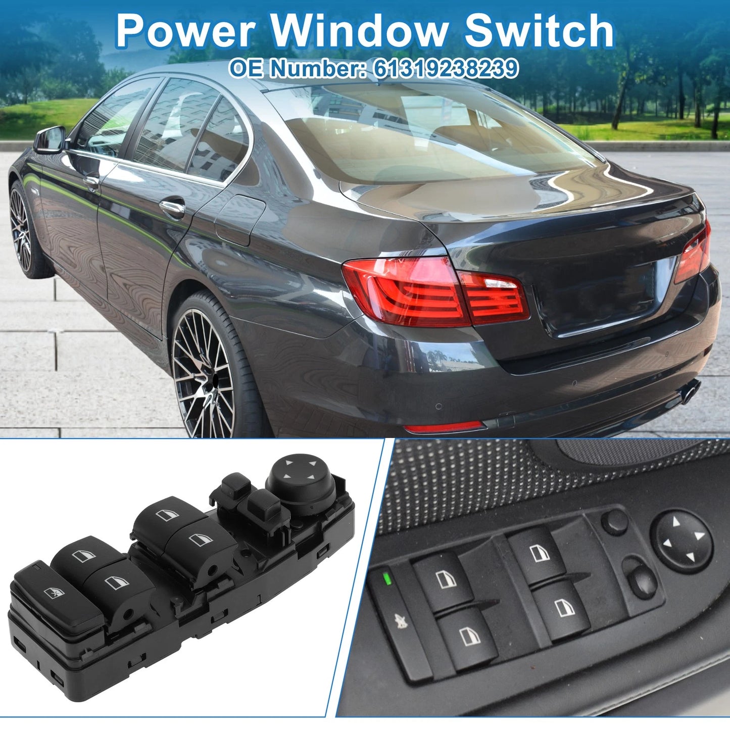 Power Window Switch for BMW 528i 530i 540i (1997-2003)