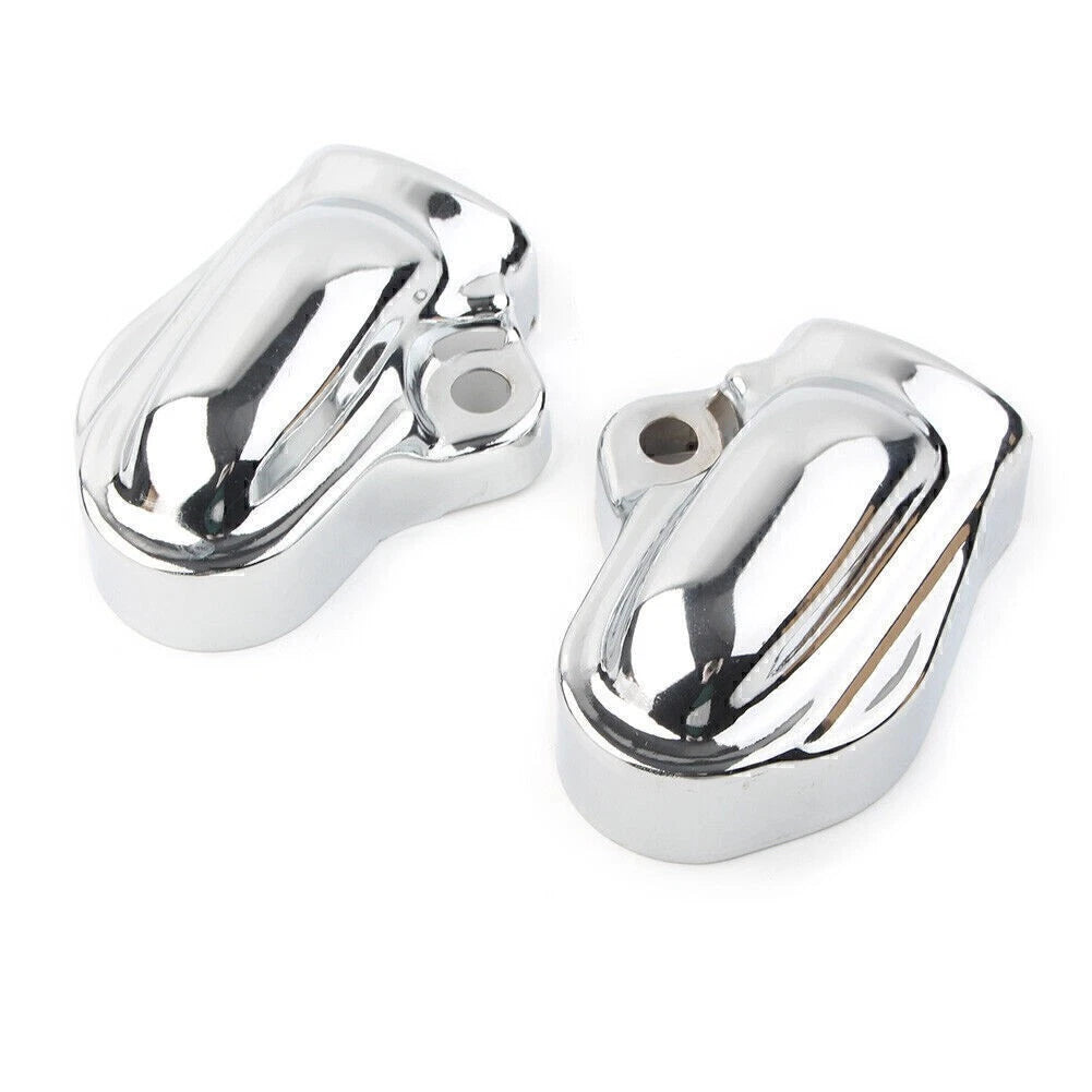 Chrome Rear Axle Nut Covers for Harley V-Rod VRSC Muscle VRSCF (2002-2017)