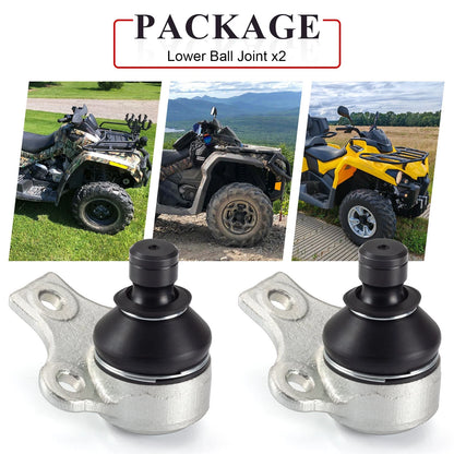 2 Pack Front Lower Ball Joint for Can-Am Outlander 650/MAX 650 4x4 2006-2012
