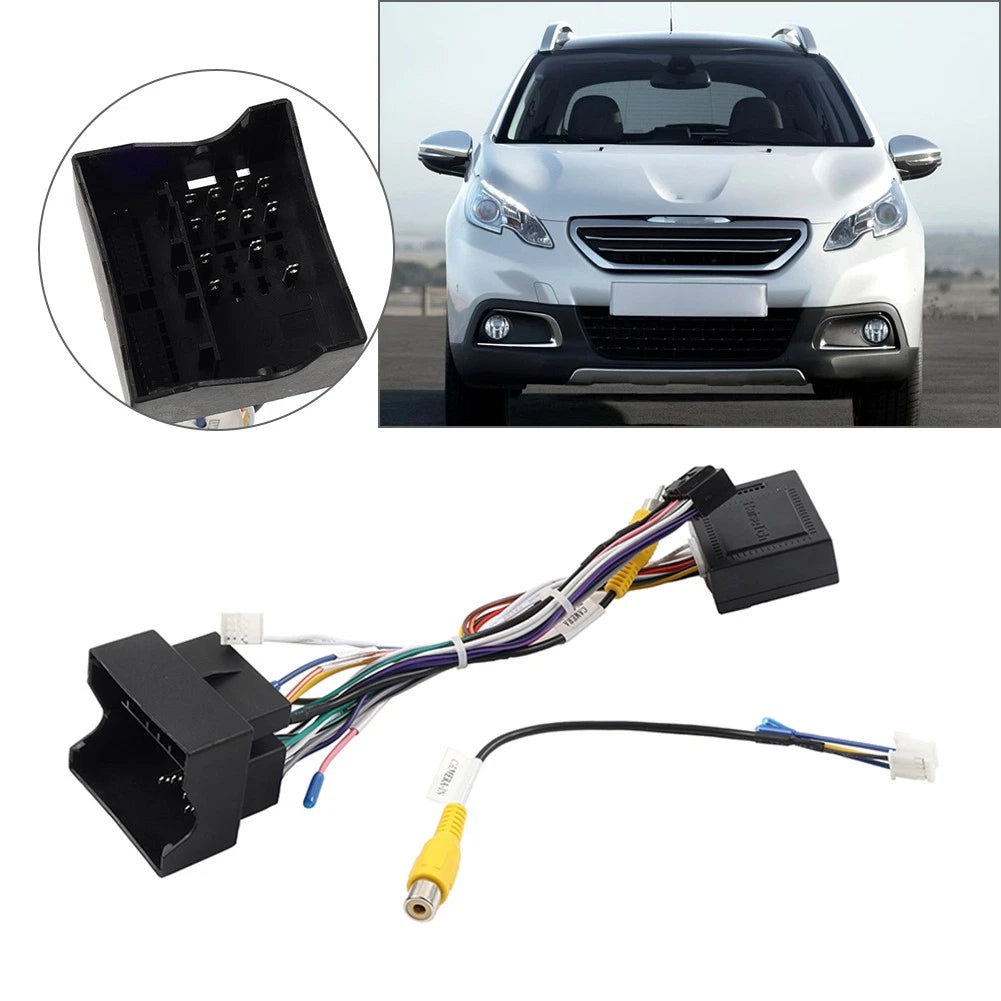 Radio GPS Power Harness Wire Cable for Citroen C3 C4 C5 & Peugeot 3008