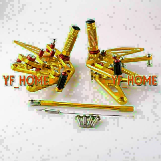 Rear Set Rearset for Yamaha YZF R1 2004-2006 - Gold Motorcycle Parts