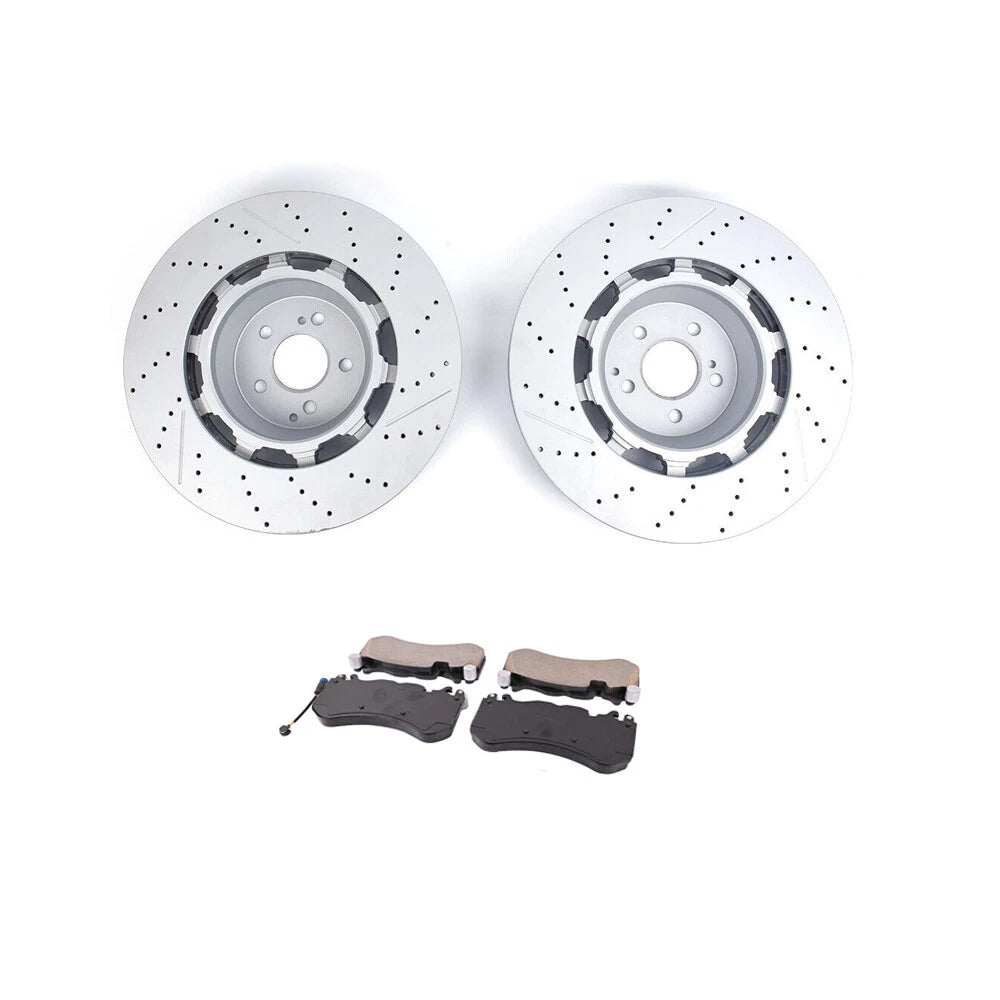 Front Brake Rotors & Pads for Mercedes-Benz W222 S63/S65 AMG (2014–2020)