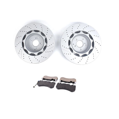 Front Brake Rotors & Pads for Mercedes-Benz W222 S63/S65 AMG (2014–2020)