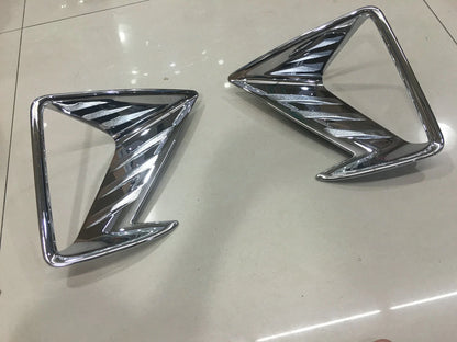 ABS Chrome Front Fog Light Cover Trim for Toyota RAV4 (2016-2016)