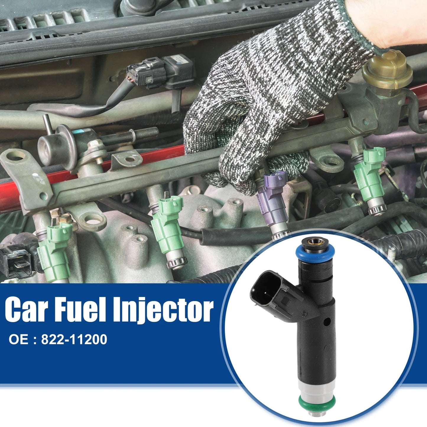 6pcs Fuel Injector Nozzle for Ford Freestar 3.9L 4.2L (2006-2007)