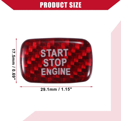 Carbon Fiber Engine Start Stop Button Cover for Volvo S60 (2011-2018)