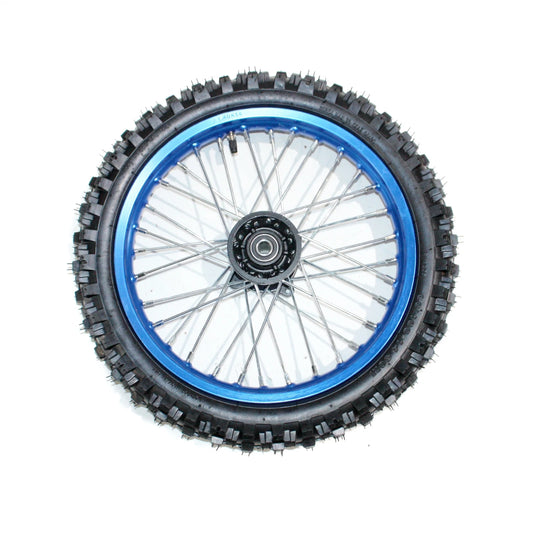 15mm Axle Front Wheel Rim & Knobby Tyre for PIT PRO Dirt Bike