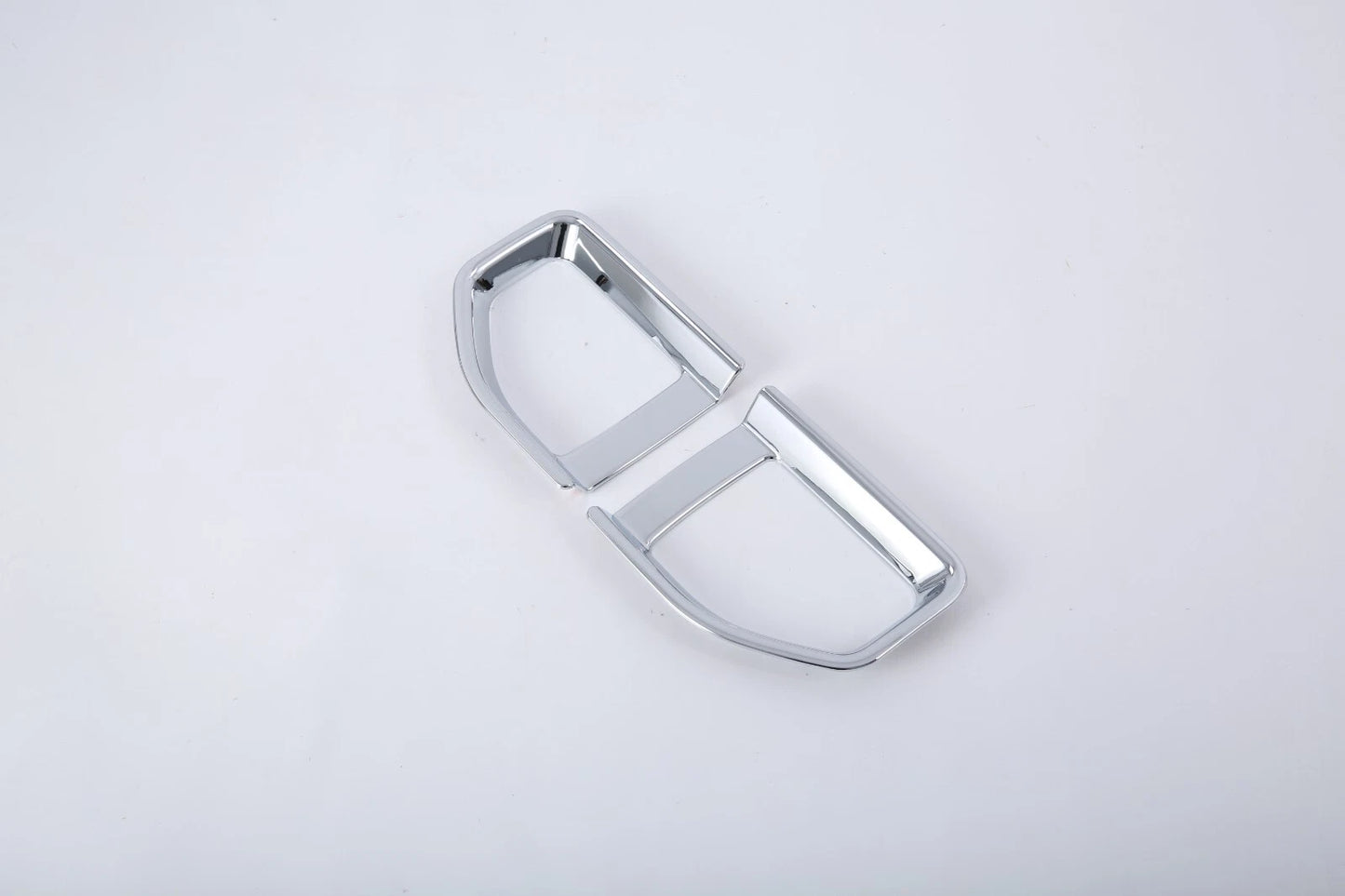 Rear Fog Light Lamp Cover Trim for 2018-2023 Jeep Wrangler JL 2 x Chrome Silver (2018-2023)
