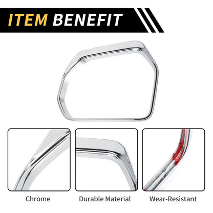 Rearview Mirror Rain Eyebrow Trim for Toyota Tundra (2022-2024)