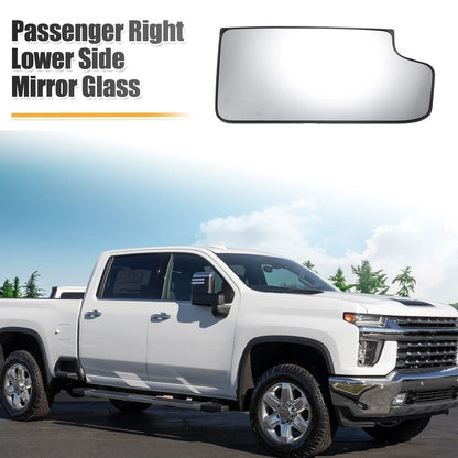 Passenger Right Tow Mirror Glass Lower for Chevy/GMC 1500 2500 3500