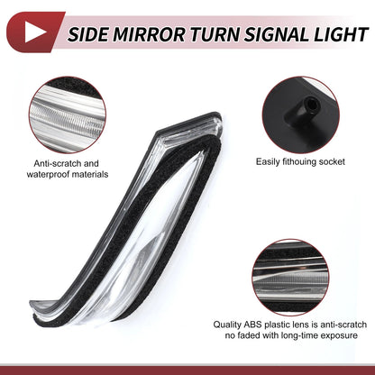 Car Mirror Turn Signal Light for Hyundai Accent (2011-2014) Right LED