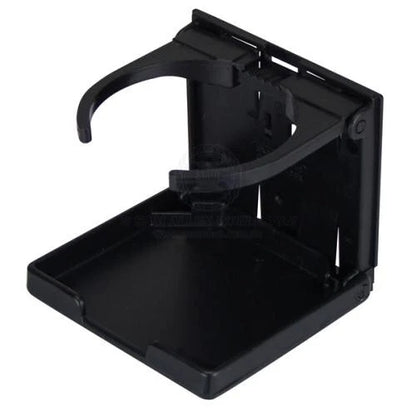 Folding Drink Holder for Caravan/Boat/RV/Camper Trailer - Black