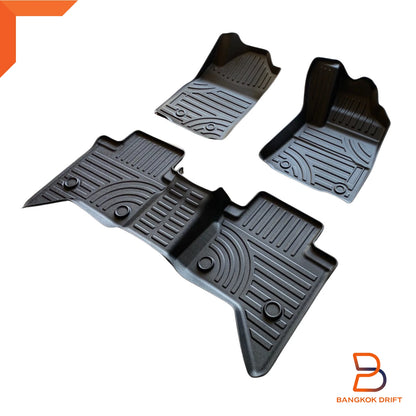 Premium 3D TPE All Weather Floor Mats for Toyota Hilux Ute Revo (15-25)