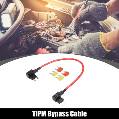 TIPM Bypass Cable Fuse Holder Fuse Adapter for Dodge Durango Black 1 Set