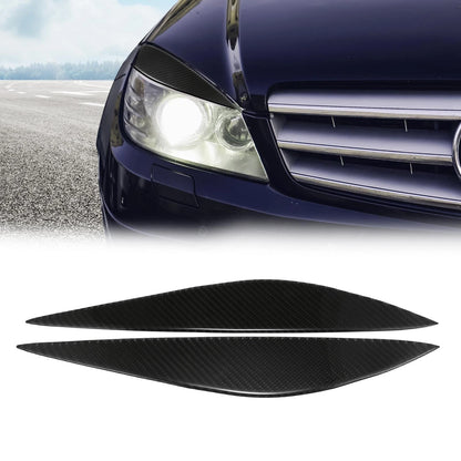 Headlight Eyebrows Stickers for Mercedes-Benz W204 (2007-2014)